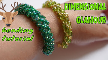 Beaded Netted Rope Tutorial: African Helix Bracelet #Learn-a-Stitch