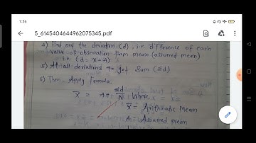 M.Sc.l (Zoology) , Biostatistics Practical, Experiment 1