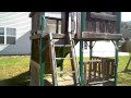 Free Wooden Swing Set, You Haul It Away! Free Wooden Swing Set, You Haul It Away!