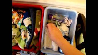 Easy Cloth Diaper Storage System