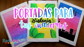 PORTADAS PARA CUADERNOS - DIY - Fáciles y bonitas! - thptnganamst.edu.vn