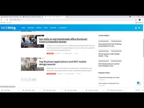 Laravel 8 Complete Tech News Blog with Administration System Part 65 - Front Template settings
