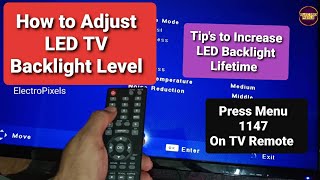 LED TV BACKLIGHT VOLTAGE ADJUST in Factory Mode|Practical Video| LLOYD TV Reparing|Service Mode|Diy screenshot 5