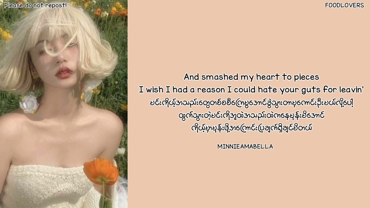 I wish you cheated _ Alexander Steward (mm-sub), Myanmar Translation