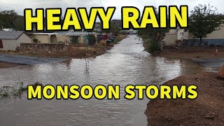 Massive Monsoon Storm Floods Mohave County July 2021