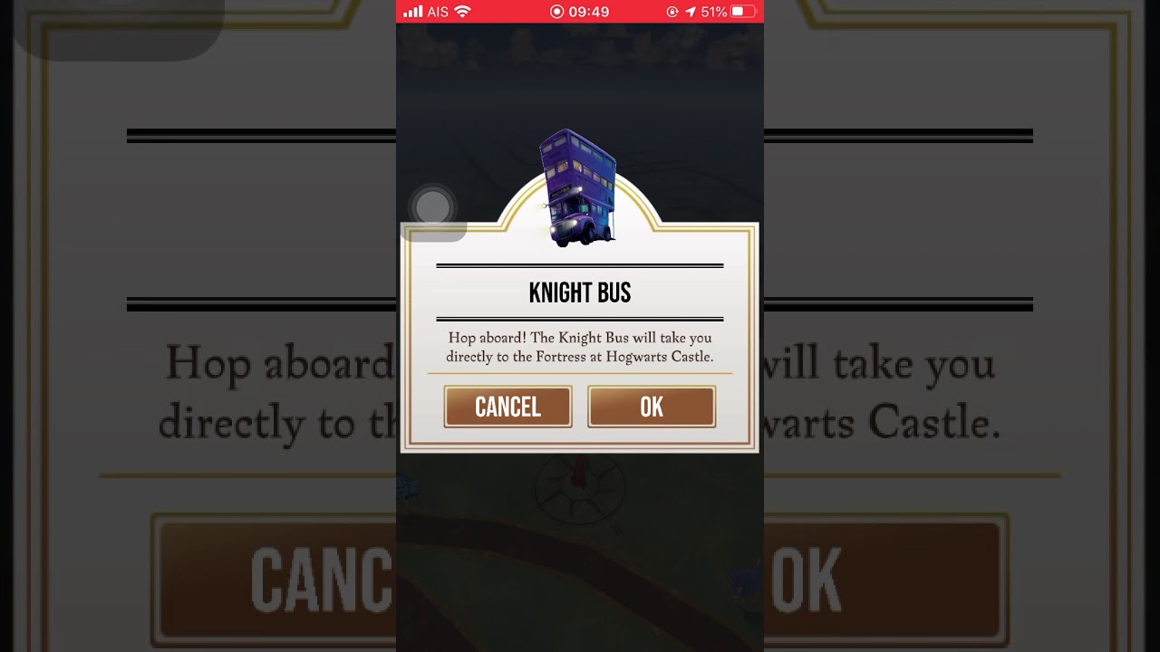 Using Knight Bus To Access Fortress @ Wizards Unite 20200424