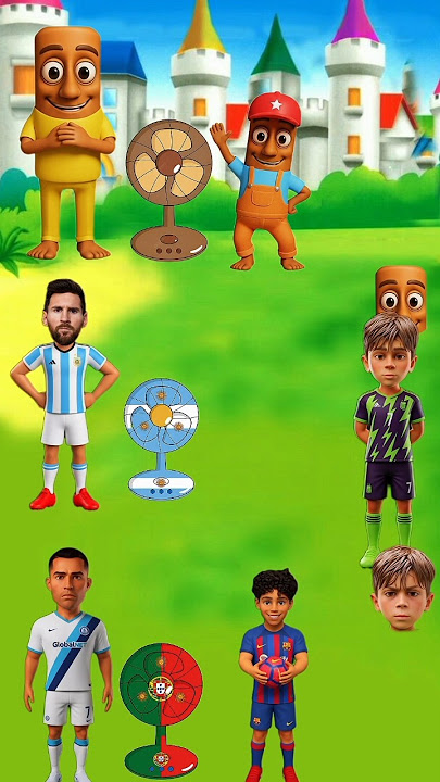 Will Ronaldo FIND his FAN? Ronaldo, Messi, Ronaldo jr, Tungtung Sahur #shorts #cartoon
