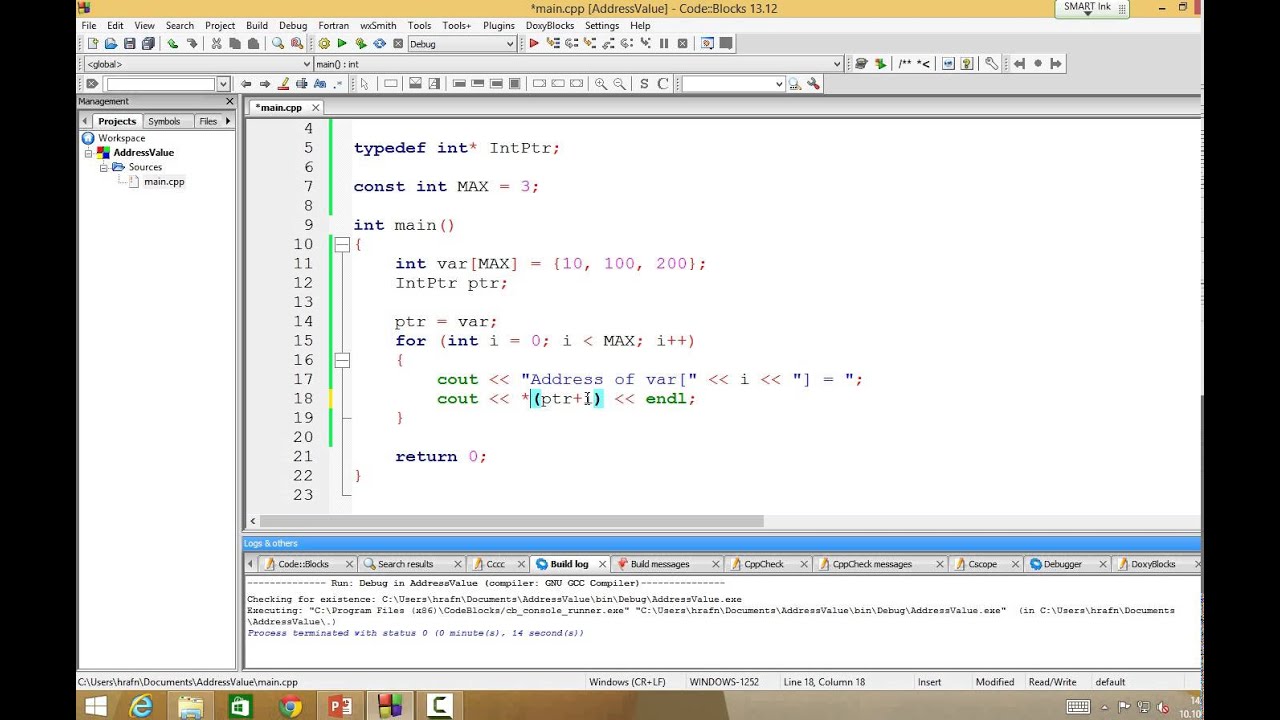 Forritun 2014: Bendar - address/value (salur)