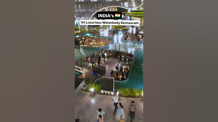 Il primo ristorante di lusso in India sull'acqua 🍽️ | ☎️ +91 895 895 07 07 | La Crest Gandhinagar...