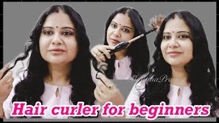 How I curl my hair | Easy tool and Tips for Beginners | Review of new Hair curler| AGARO