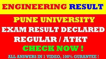 ENGINEERING RESULT DECLARED SPPU [ PUNE UNIVERSITY ] | BACKLOG/ REGULAR | T.E RESULT DECLARED