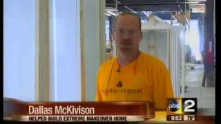 Excel Homes building the home for Extreme Home Makeover