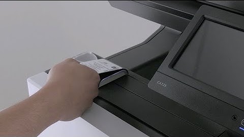 Lexmark Print Management—Using a card