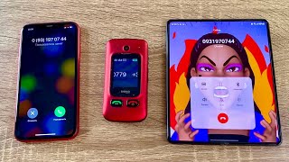 iPhone 11 vs Samsung Z fold 3 Who Faster Calls Incoming call & outgoing calls (Sigma, BQ, iPhone 5s)