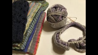 腹巻帽子、編み始めます。