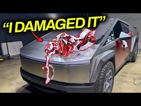 FIRST CYBERTRUCK WRAP