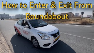 How to Enter & Exit From Roundabout And how to take UTurn