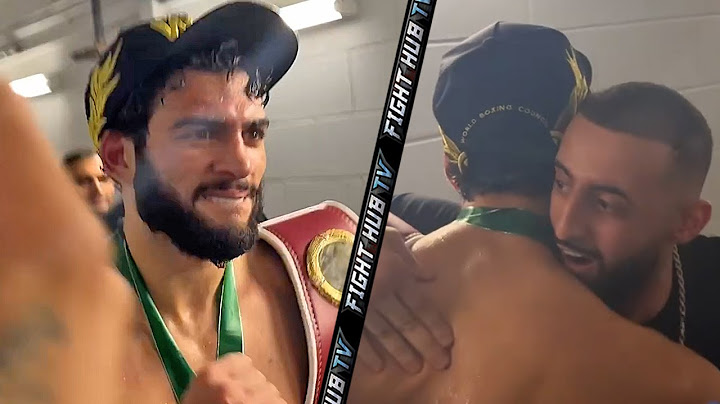 Hamzah Sheeraz REACTS to KO of Edgar Berlanga & celebrates with team!