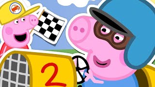 George Becomes a Fast and Furious Race Car Driver 🐷 🏎️ Adventures With Peppa Pig