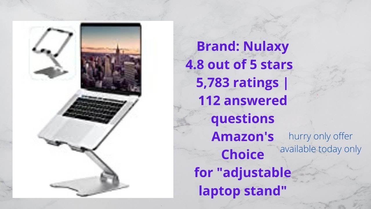 Soundance Laptop Stand, Aluminum Computer Riser