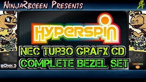 Hyperspin-Complete NEC TurboGrafx CD Bezel Set
