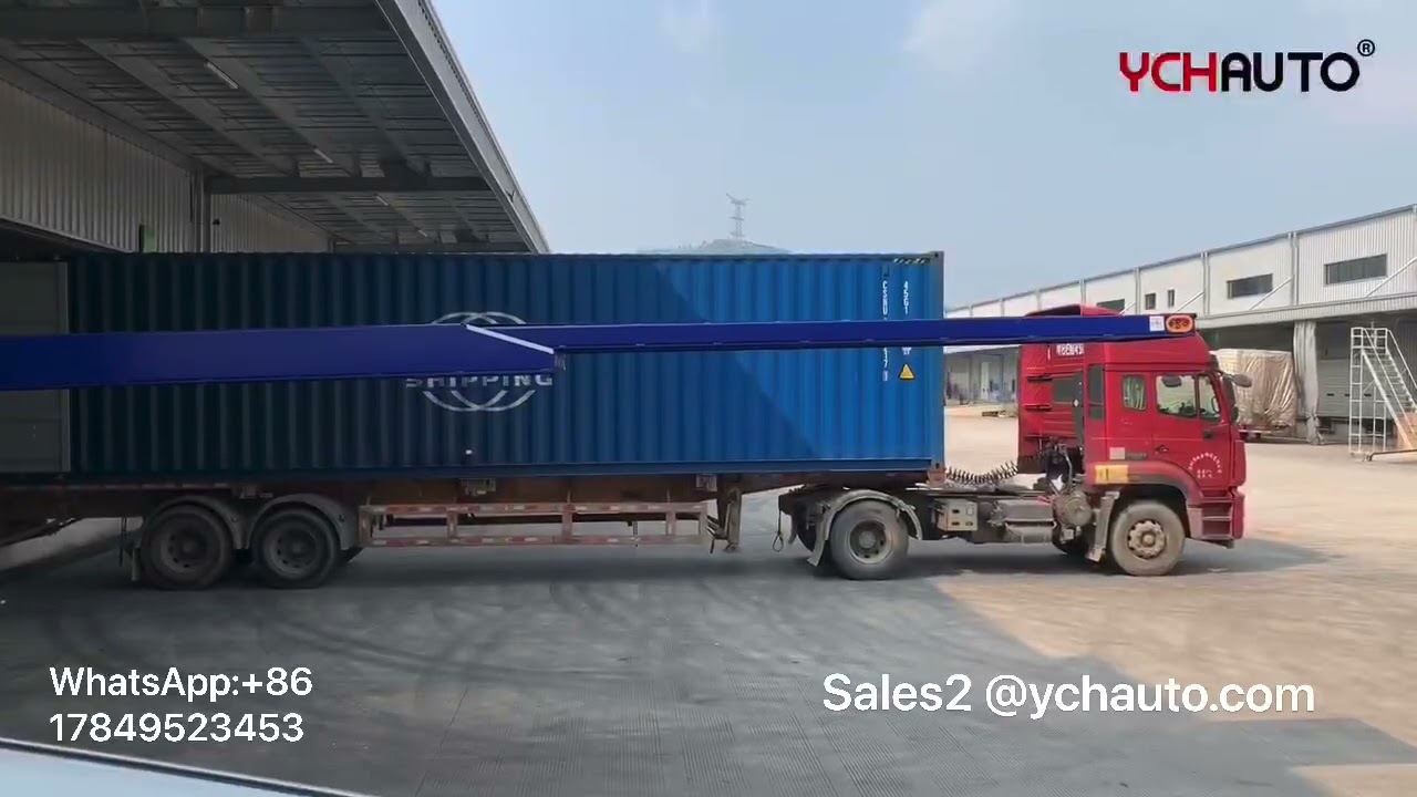 Telescopic extended belt conveyor with adjustable height for truck container loading boxes