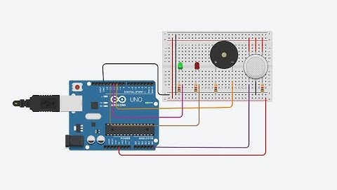 Pendeteksi Kebocoran Gas Tinkercad