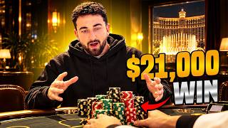 INSANE BLACKJACK RUN AT THE BELLAGIO ($20K+ WIN)