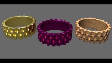 How to create a gear ring in design spark mechanical