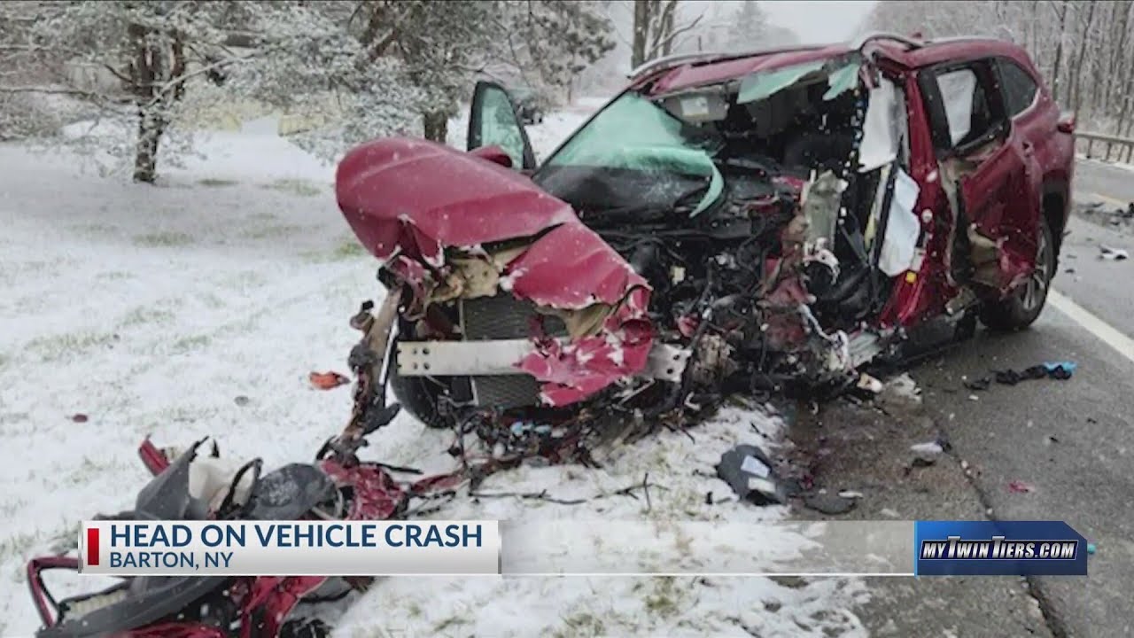 Three dead, two injured after two-vehicle crash in Barton - YouTube