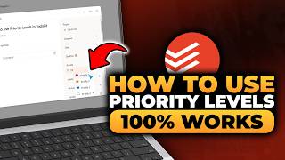 How To Use Priority Levels in Todoist (𝟮𝟬𝟮𝟲) | BEST FULL GUIDE | NO Yapping, To The Point & EASY