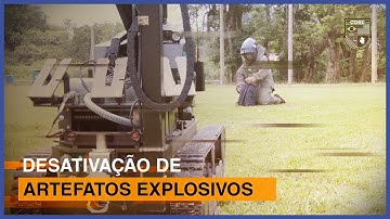 Engenharia desativa artefatos explosivos durante o CORE 21