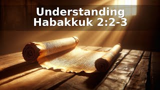 Understanding Habakkuk 2 2-3