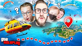 КТО БЫСТРЕЕ ДОБЕРЕТСЯ с ВЫСОТЫ 2 КМ ДО ОСТРОВА КАЙО! COFFI vs ANDYFY vs CLAYNESE vs BOLT! (GTA 5 RP)