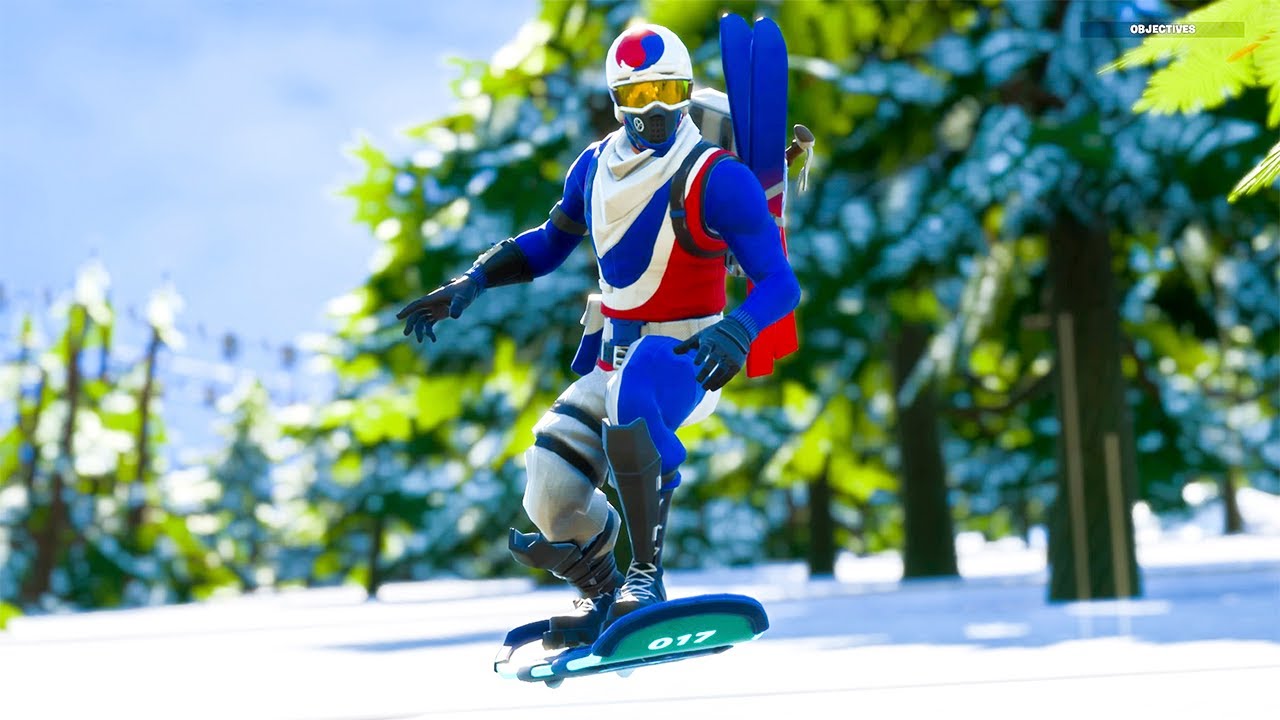 Fortnite Chapter 2 Creative Ski Resort Mountain Snowboard Racing Map