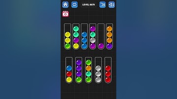 Ball Sort Puzzle by Guru Game: Levels 6676, 6677, 6678, 6679, 6680