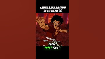Gamma 1 And Mr Satan Og Reference Lol 🤯 #crashout #mrsatan #sparkingzero #dragonballz #dbz