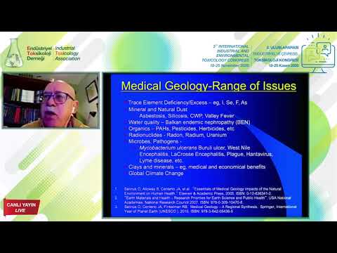 IETOX 2020 Tıbbi Jeoloji 1 (TMMOB Jeoloji Mühendisleri Odası)