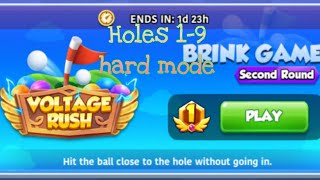 GOLF RIVAL-VOLTAGE RUSH//BRINK GAME// HARD MODE// SECOND ROUND// ALL 9 HOLES screenshot 3