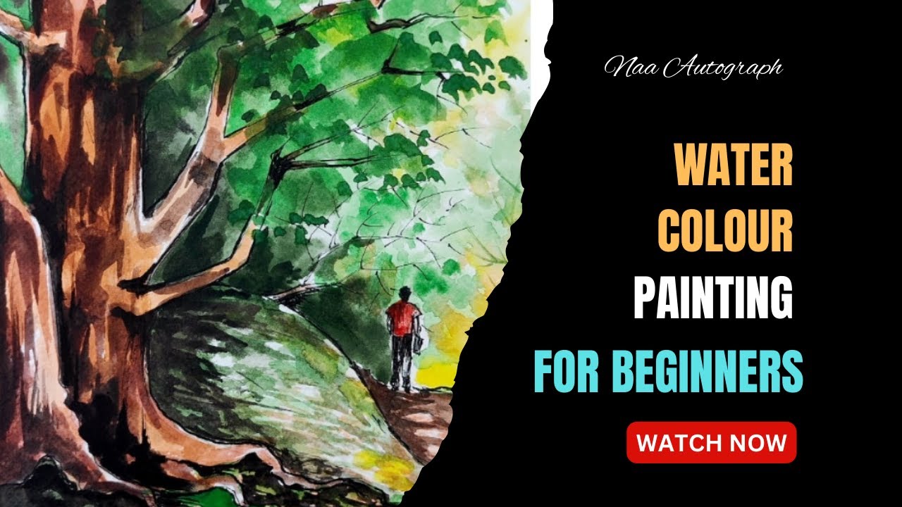 Watercolour Painting | step by step tutorial || For Beginners || - YouTube