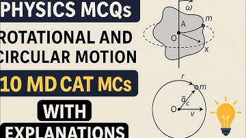 10 Most Important MDCAT Physics MCQs | Rotational & Circular Motion | With Explanations