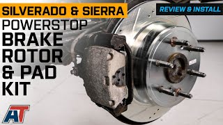 2014-2018 Silverado & Sierra 1500 PowerStop Brake Rotor and Pad Kit Review & Install