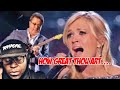 Carrie Underwood - *** How Great Thou Art *** - featuring Vince Gill REACTION VIDEO