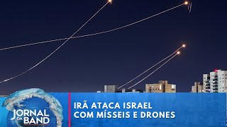 Irã ataca Israel com mísseis e drones I Jornal da Band