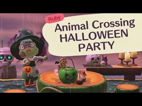 Animal Crossing HALLOWEEN PARTY - Ottavio Game & Sfilata 🎃 [riassunto live 30/10/2021]