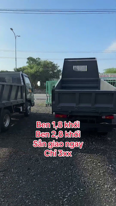 Xe tải ben tmt 2,4 tấn và 3,45 tấn 2025 euro5 thùng hàng 1,8 khối và 2,8 khối giá lăn bánh chưa 400