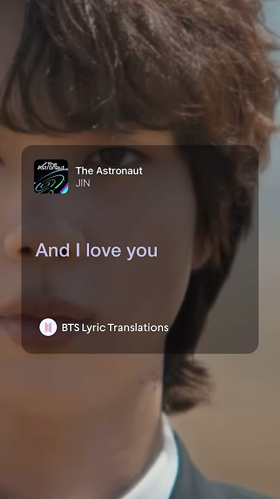 진 (Jin) ‘The Astronaut’ Lyric Video (pt.4) #TheAstronaut #Jin #진