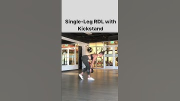 Dumbbell Exercises - Single Leg RDL with Kickstand