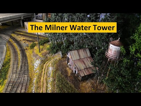 Modeling & Weathering a Tichy Train Group Water Tower & Compressor Review # 36 | Boomer Diorama