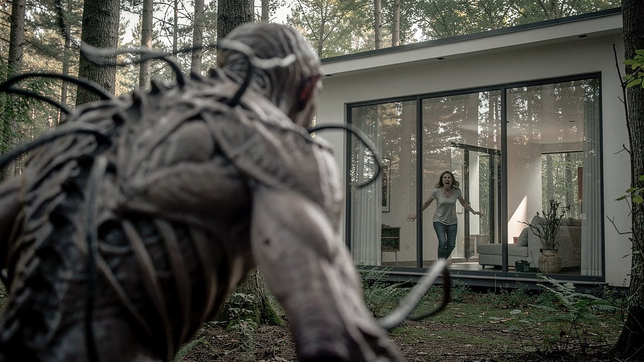 Isolated At Home In The Forest After A Space Mission, An Astronaut Realizes A Monster Came With Her